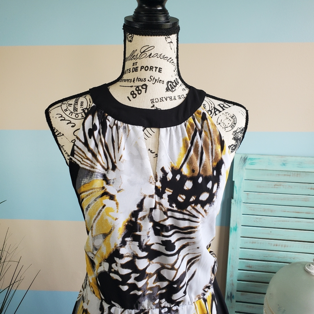 New York and Company Butterfly Dress - Picture 3 of 10